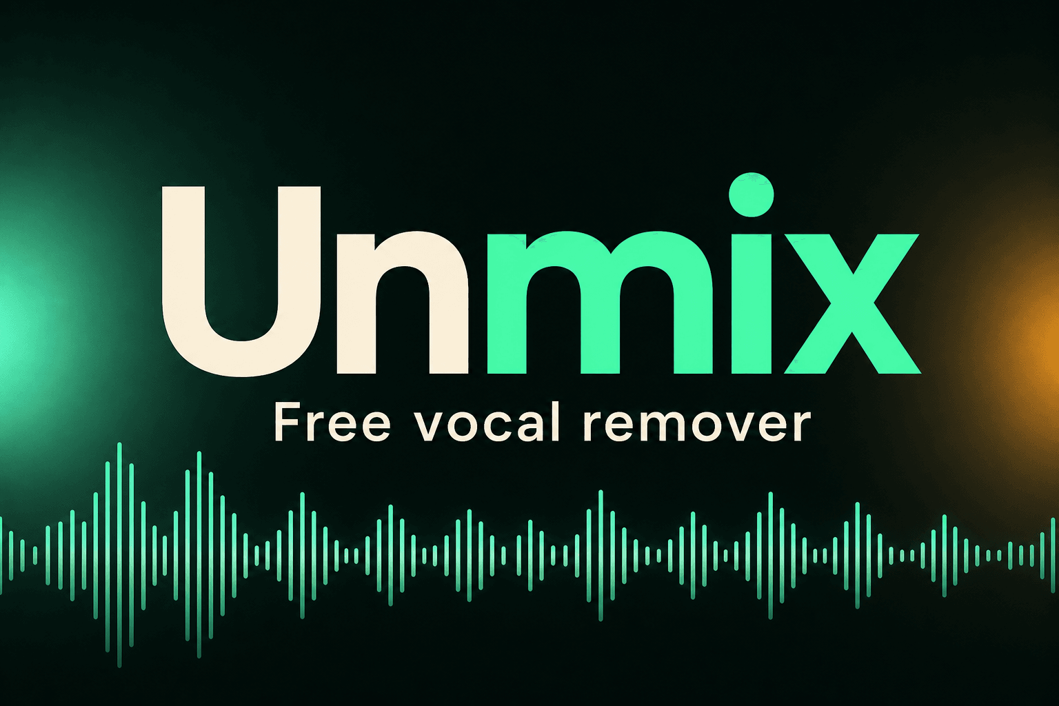 Unmix — free vocal remover and AI audio studio